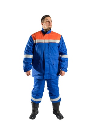 Костюм зимний для защиты от воздействия электрической дуги Модель 2 Кз-2 Уровень защиты (ЗЭТВ) 82 кал/см2