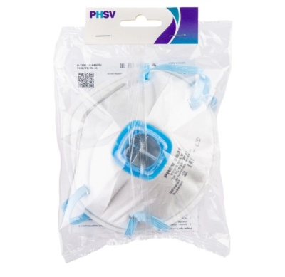 Респиратор PHSV 2031 FFP3 NR D с клапаном до 50 ПДК