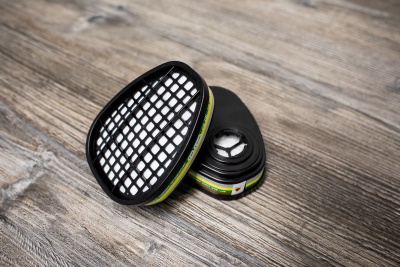 6541 Фильтр противогазовый Jeta Safety для защиты от органических, неорганических, кислых газов и аммиака класса A1B1E1K1, в упаковке 2 шт