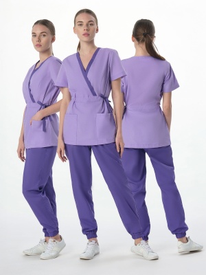 Костюм женский MedLine Арина (тк.Смесовая,120), фиолетовый/сирень