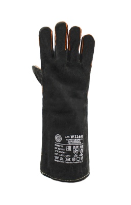 W116K Краги чёрные с кевларовой нитью удлинённые