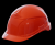 Красная строительная каска