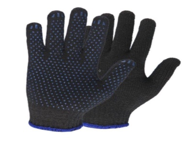 Перчатки П/Ш двойные с ПВХ