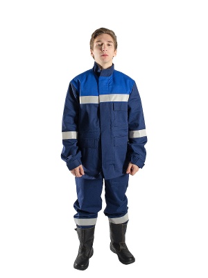 Костюм летний для защиты от воздействия электрической дуги Модель 2 Кл-3 Уровень защиты (ЗЭТВ) 42 кал/см2