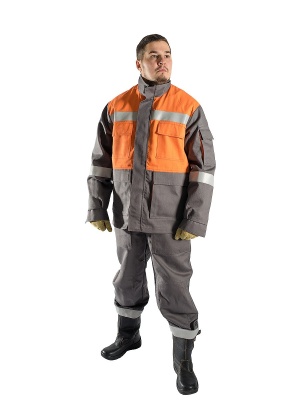 Костюм летний для защиты от воздействия электрической дуги Модель 2   Кл-1 Уровень защиты (ЗЭТВ) 14 кал/см2