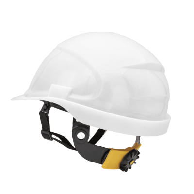 Защитная каска с храповиком зеленая