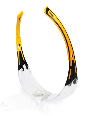 Очки защитные открытые Компаньон (прозрачные) Очки поликарбонатные с комбинированными дужками (АБС+ТЭП)