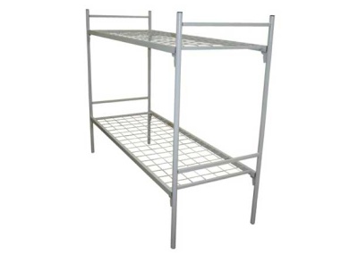 Кровать двухъярусная металлическая