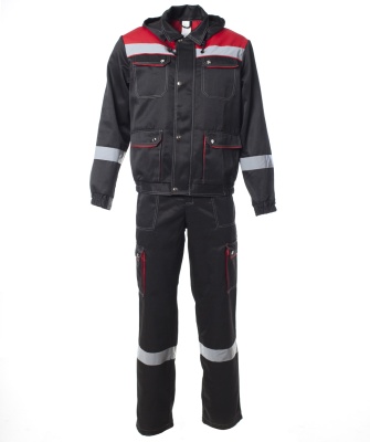 Костюм «АНТЕЙ» с СОП Черный с красным