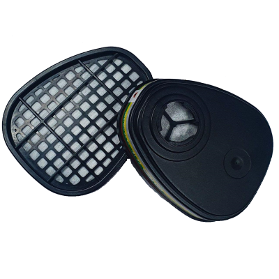 6541 Фильтр противогазовый Jeta Safety для защиты от органических, неорганических, кислых газов и аммиака класса A1B1E1K1, в упаковке 2 шт