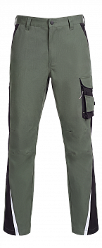 Брюки ProfLineLeader (тк.Хлопок/Спандекс,260), хаки/черный
